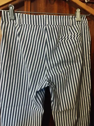 Pantalón rayas elástico