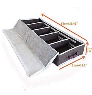 Zapatero Organizador Plegable Marrón (2 unidades)