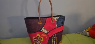Bolso de mano estampado