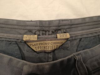 Pantalón Chino Springfield Talla 48 (XXL) Azul