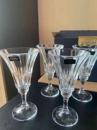 Set 6 Bicchieri Crystalite Bohemia Wellington