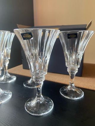 Set 6 Bicchieri Crystalite Bohemia Wellington