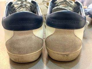 Golden Goose Superstar bianche e blu