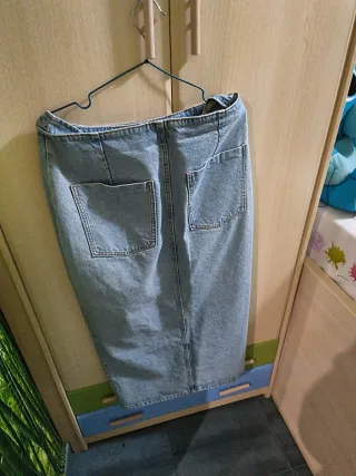 Falda vaquera Zara L
