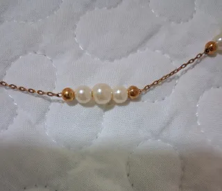 Gargantilla Avon 14k Gold Filled Perlas