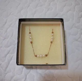 Gargantilla Avon 14k Gold Filled Perlas