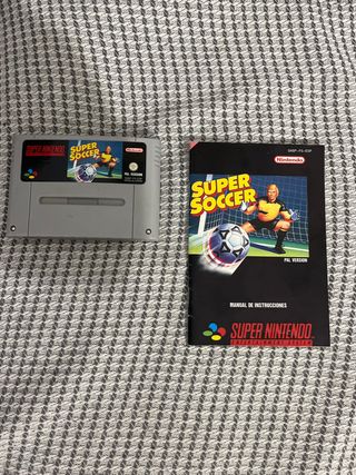 Super Soccer Super Nintendo PAL