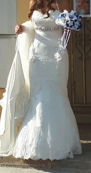 Vestido de Novia Blanco Encaje