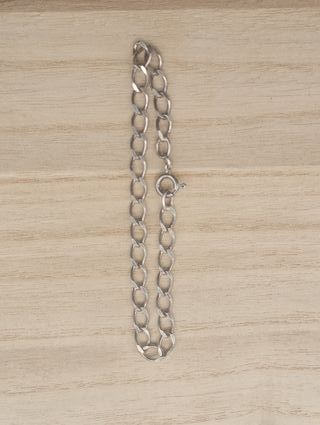 Pulsera de cadena de plata