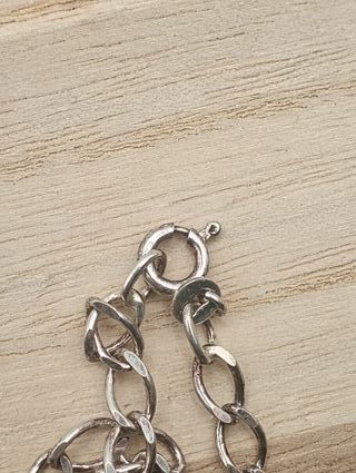 Pulsera de cadena de plata