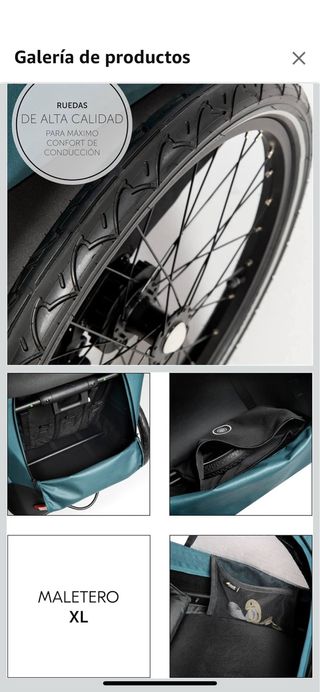 Remolque Hauck Dryk Duo Niños gemelar - Desde 6mes