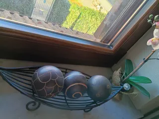 Set 3 sfere decorative in legno