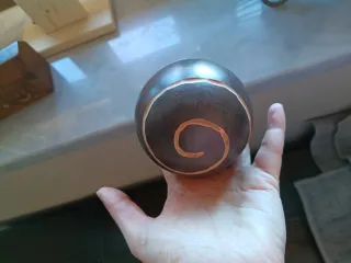 Set 3 sfere decorative in legno