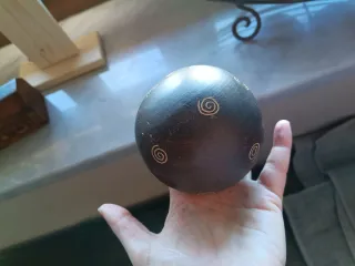 Set 3 sfere decorative in legno