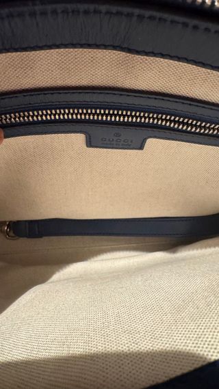 Bolso bandolera Gucci azul 32x24