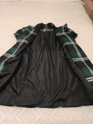 Abrigo/Vestido paño verde Talla 40/S