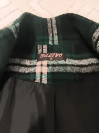 Abrigo/Vestido paño verde Talla 40/S