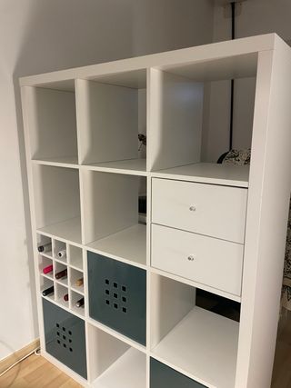 Estantería Kallax 146,5x111,5 cm + extras