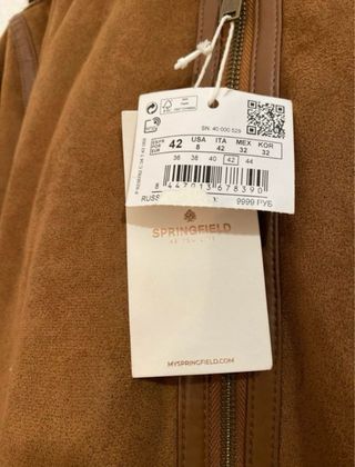 Chaqueta mujer marrón con capucha