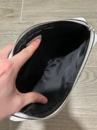 Pochette + Portamonete Bianco