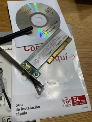 Tarjeta WiFi PCI Belkin Wireless G 54Mbps