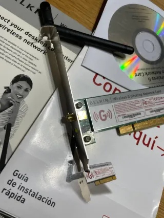 Tarjeta WiFi PCI Belkin Wireless G 54Mbps