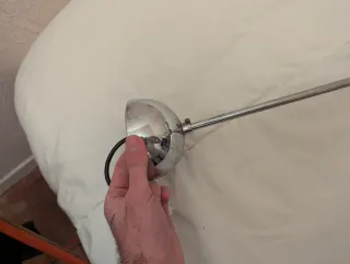 Lampara de techo opalina