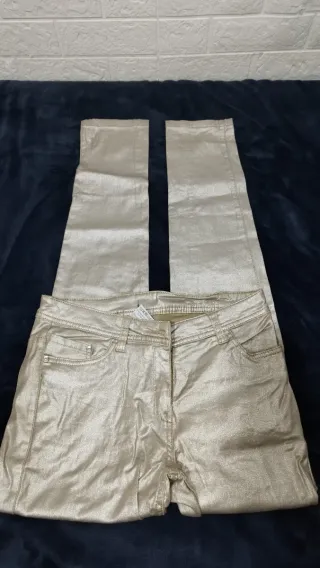 Pantalón dorado mujer Kokue