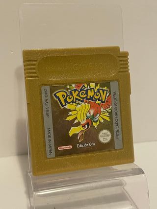 Pokémon Oro Game Boy PAL ESP + Funda Nintendo