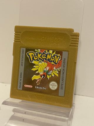 Pokémon Oro Game Boy PAL ESP + Funda Nintendo