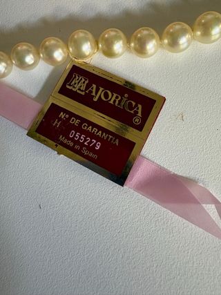 Collar Perlas Majorica Garantía Internacional