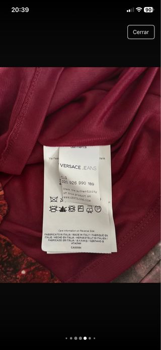 Vestido estampado naranja y rojo