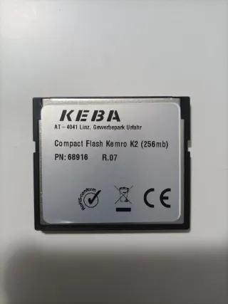 4 Memorias CF 256Mb Compact Flash KEBA