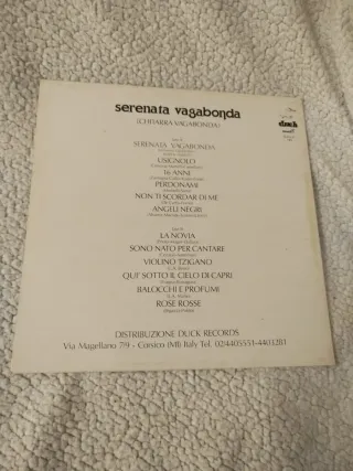 Disco Vinile Enrico Musiani Serenata Vagabonda