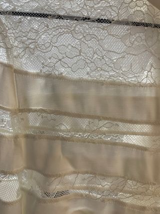 Blusa Sandro Blanca Encaje Transparente