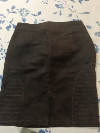 Falda ante marrón PdH
