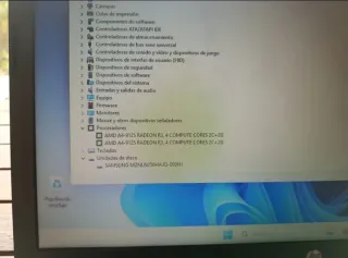 Portátil HP 15-db0 SSD 256GB + 8GB RAM. Negro