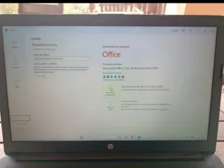 Portátil HP 15-db0 SSD 256GB + 8GB RAM. Negro