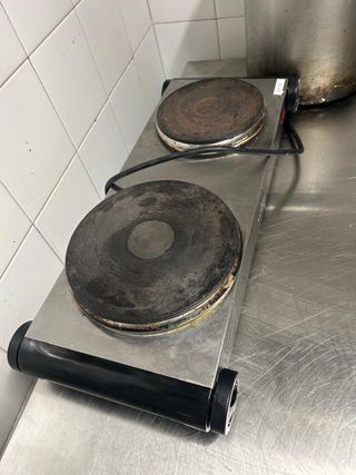 Cocina Eléctrica Profesional Doble