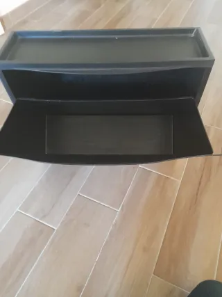 Scarpiera da muro nera