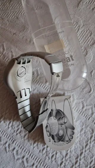 Swatch Beat Allumini Orologio Argento Blu