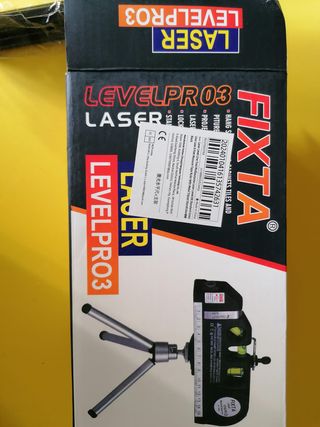 Nivel Láser FIXTA LEVELPRO 3 con Trípode