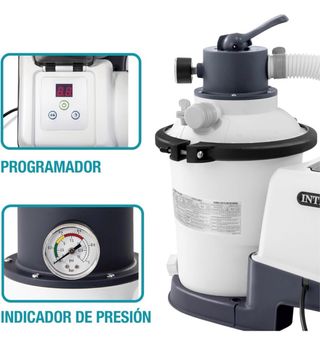 Depuradora Arena Intex + Saco Arena Vidrio