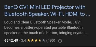 BenQ GV1 Mini Proyector Portátil con WiFi