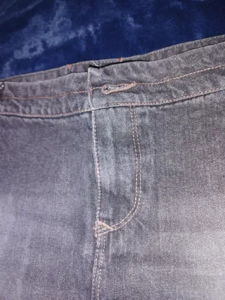 Minifalda vaquera gris