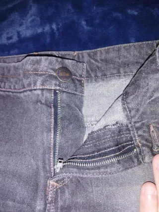 Minifalda vaquera gris