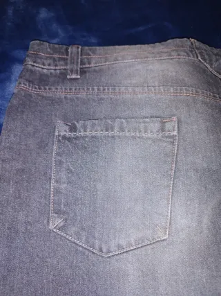 Minifalda vaquera gris