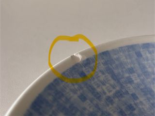 🇬🇧 Churchill 9 platitos Azules y Blancos