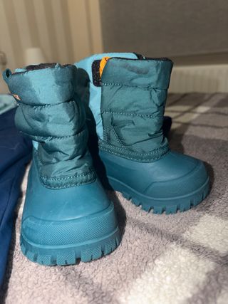 Buzo de nieve infantil azul