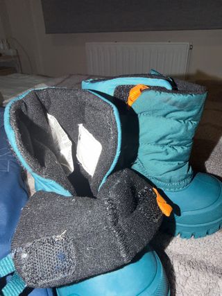 Buzo de nieve infantil azul